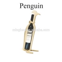 penguin wine bottle rack, penguin wine single bottle wine holders,animal wine racks