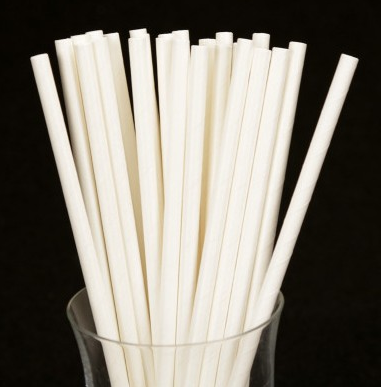 White Biodegradable paper straws food grade eco friendly paper straws food grade paper straws