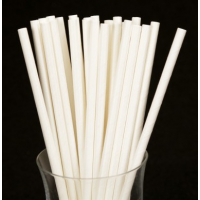 White Biodegradable paper straws food grade eco friendly paper straws food grade paper straws