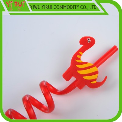 PP PVC PETG material silly drinking straws with cartoon logo