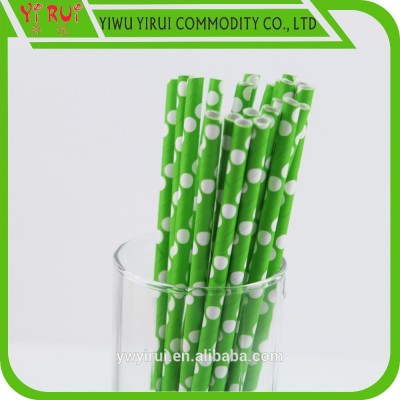 2016 new colorful paper drinking Straws