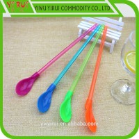 New design plastic spoon fork straw