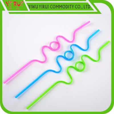 plastic crazy drinking straw funny shape straws