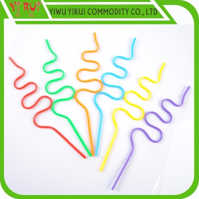 silly drinking straw with fancy shape pattern can been customized